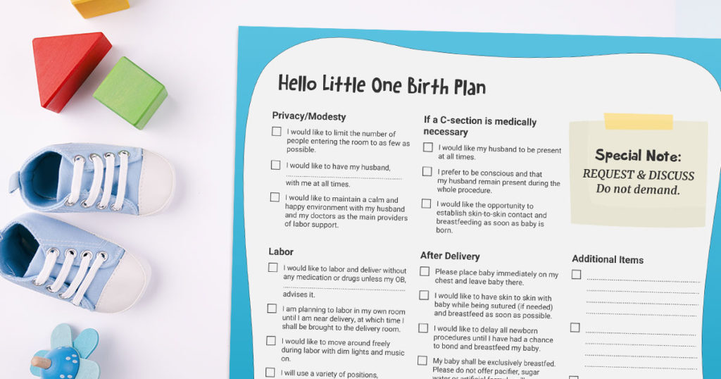 What is a Birth Plan and Why You Need One